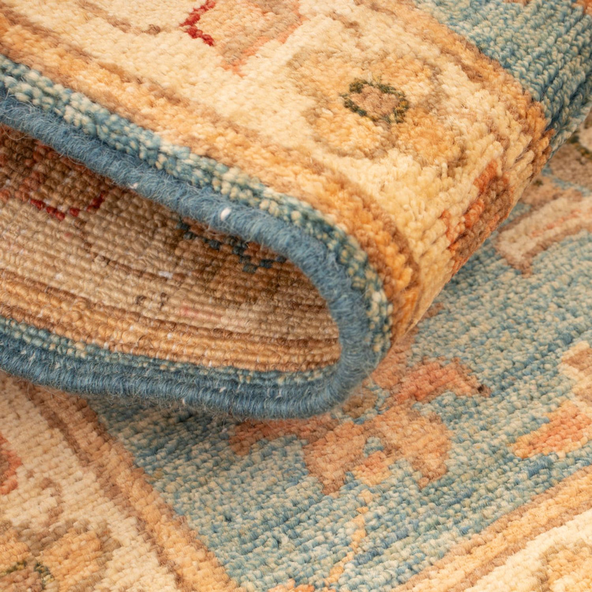 Alfombra Ziegler - 71 x 55 cm - turquesa