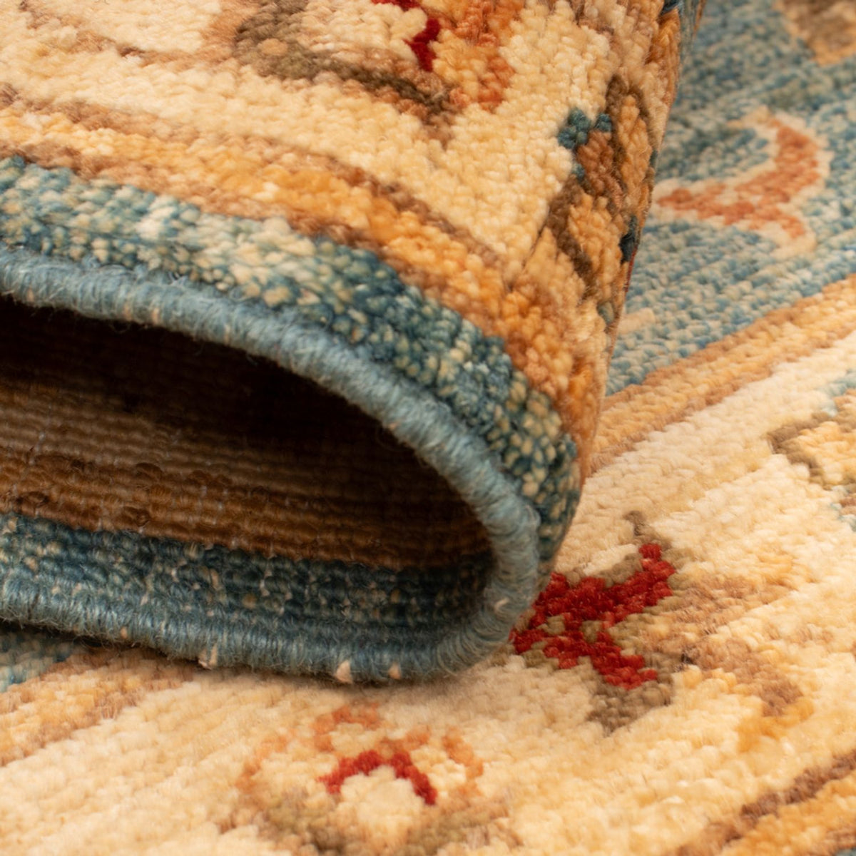 Alfombra Ziegler - 70 x 52 cm - turquesa