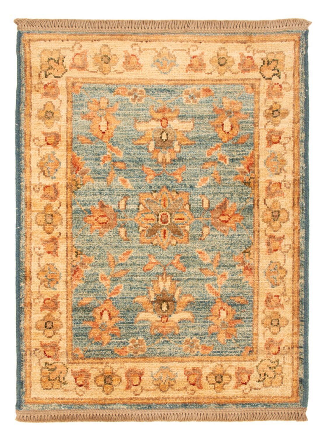 Alfombra Ziegler - 69 x 52 cm - turquesa