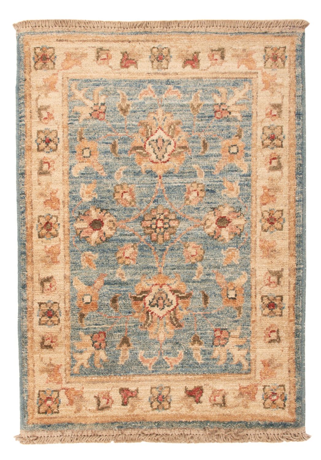 Alfombra Ziegler - 69 x 49 cm - turquesa