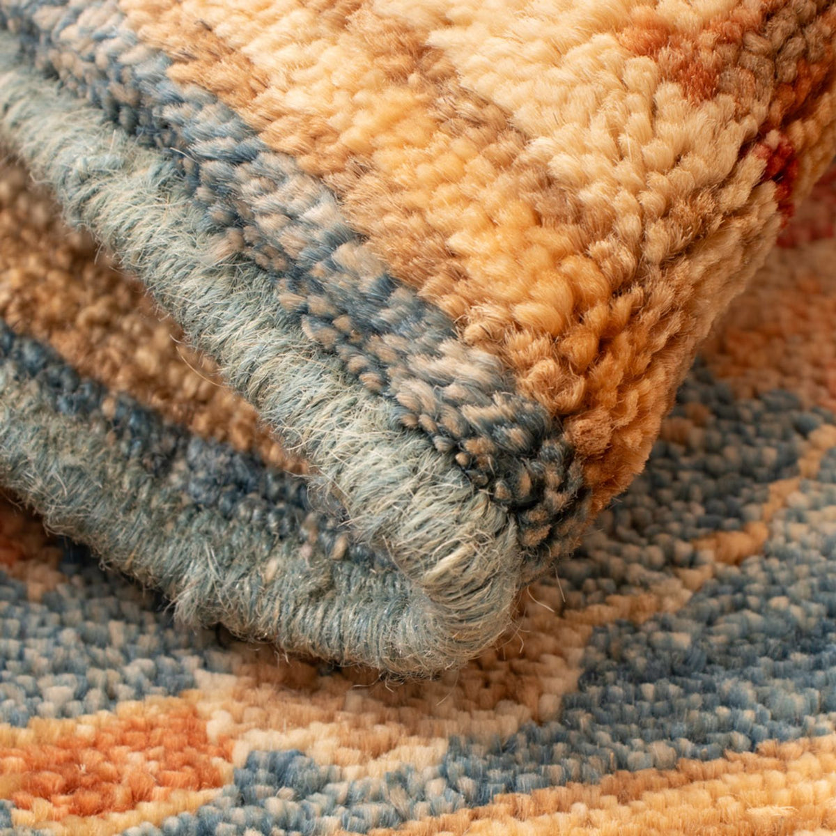 Alfombra Ziegler - 67 x 50 cm - azul petróleo