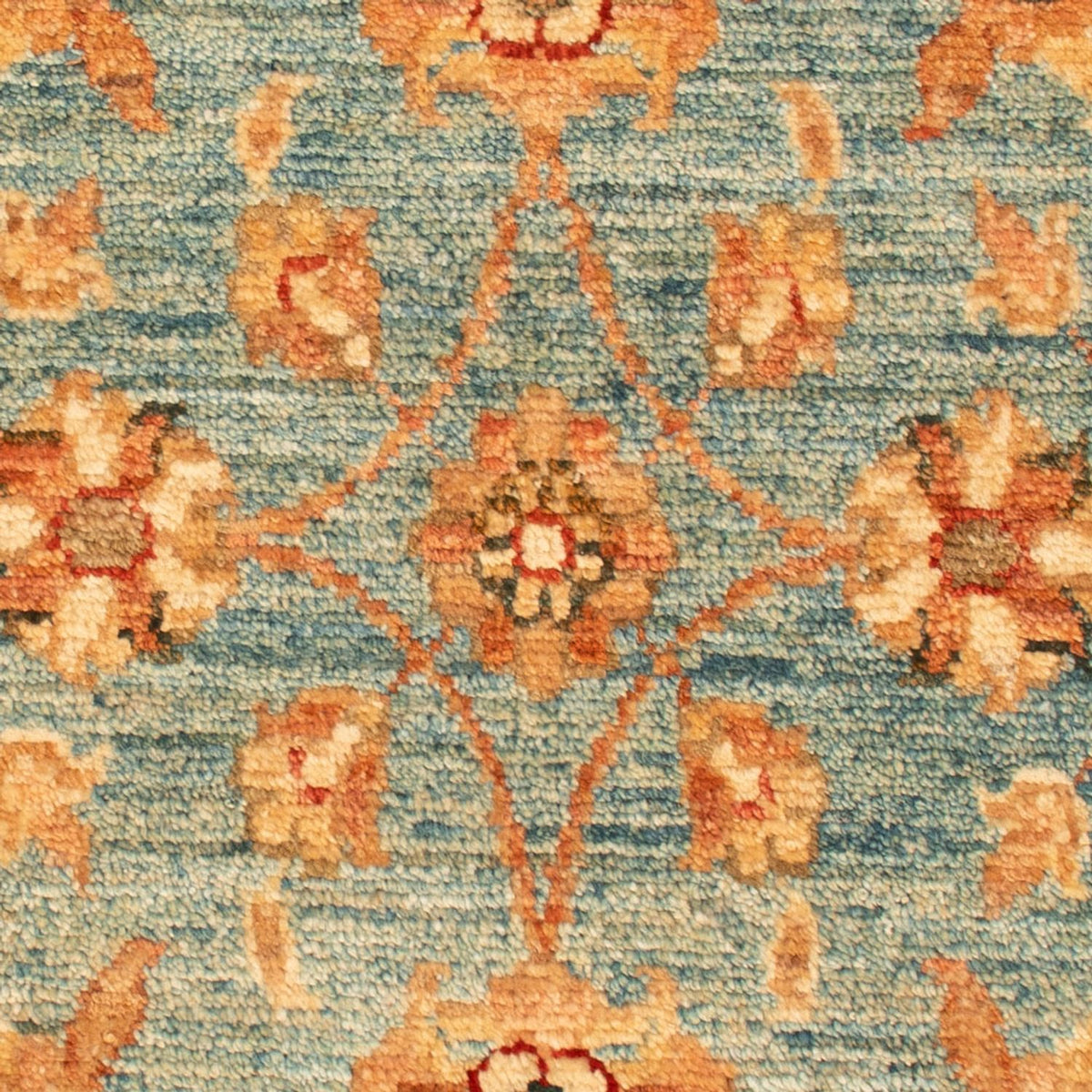 Alfombra Ziegler - 76 x 52 cm - turquesa