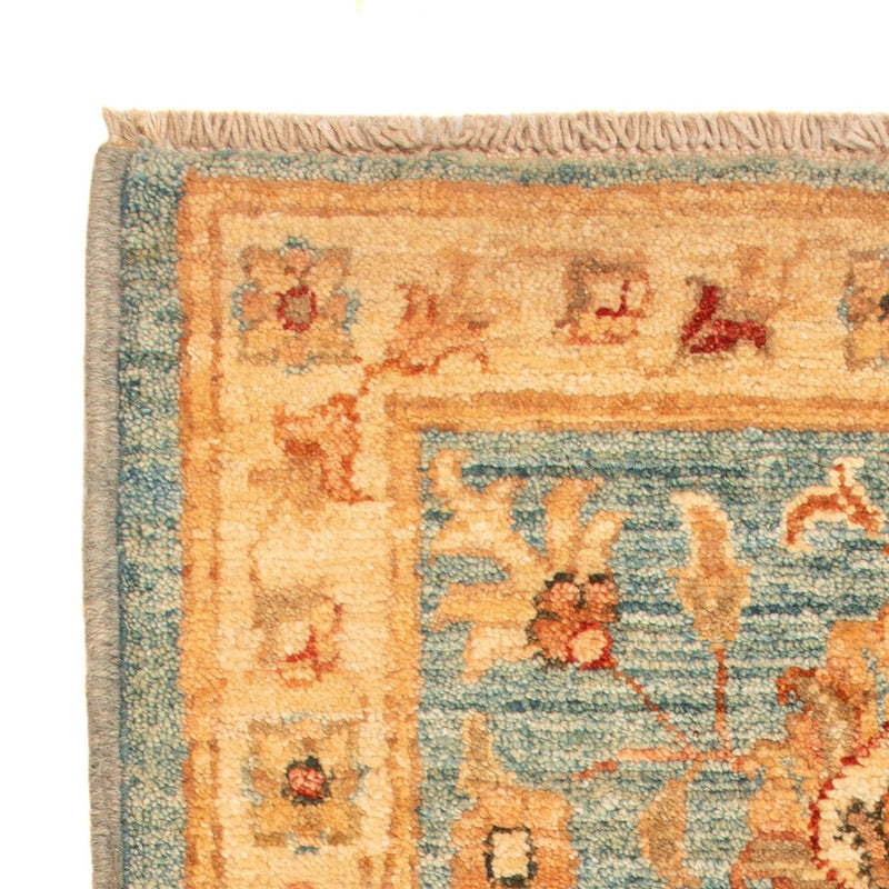 Alfombra Ziegler - 76 x 52 cm - turquesa