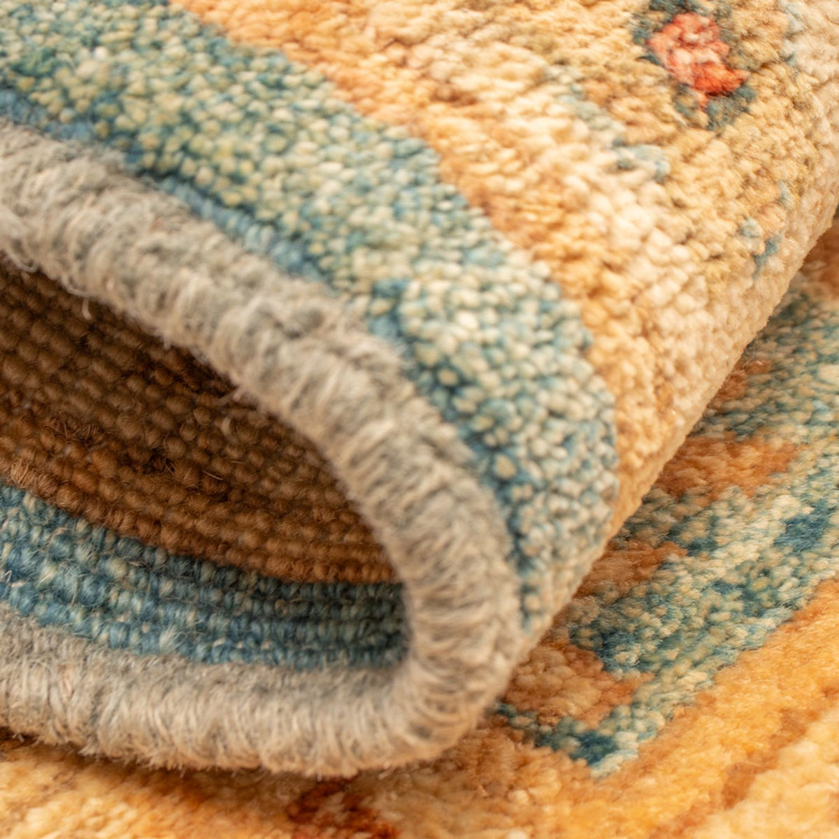 Alfombra Ziegler - 76 x 52 cm - turquesa