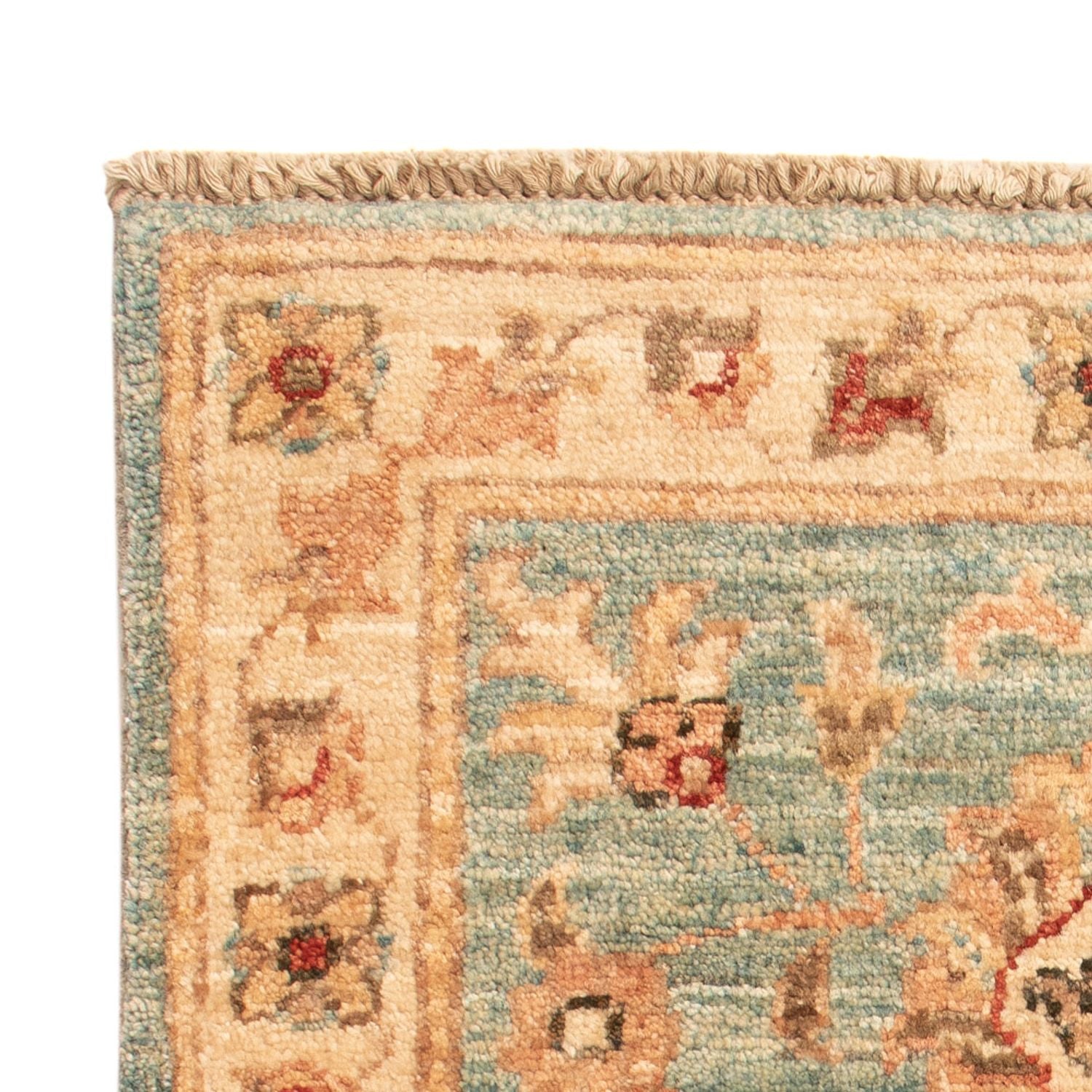 Alfombra Ziegler - 71 x 53 cm - turquesa