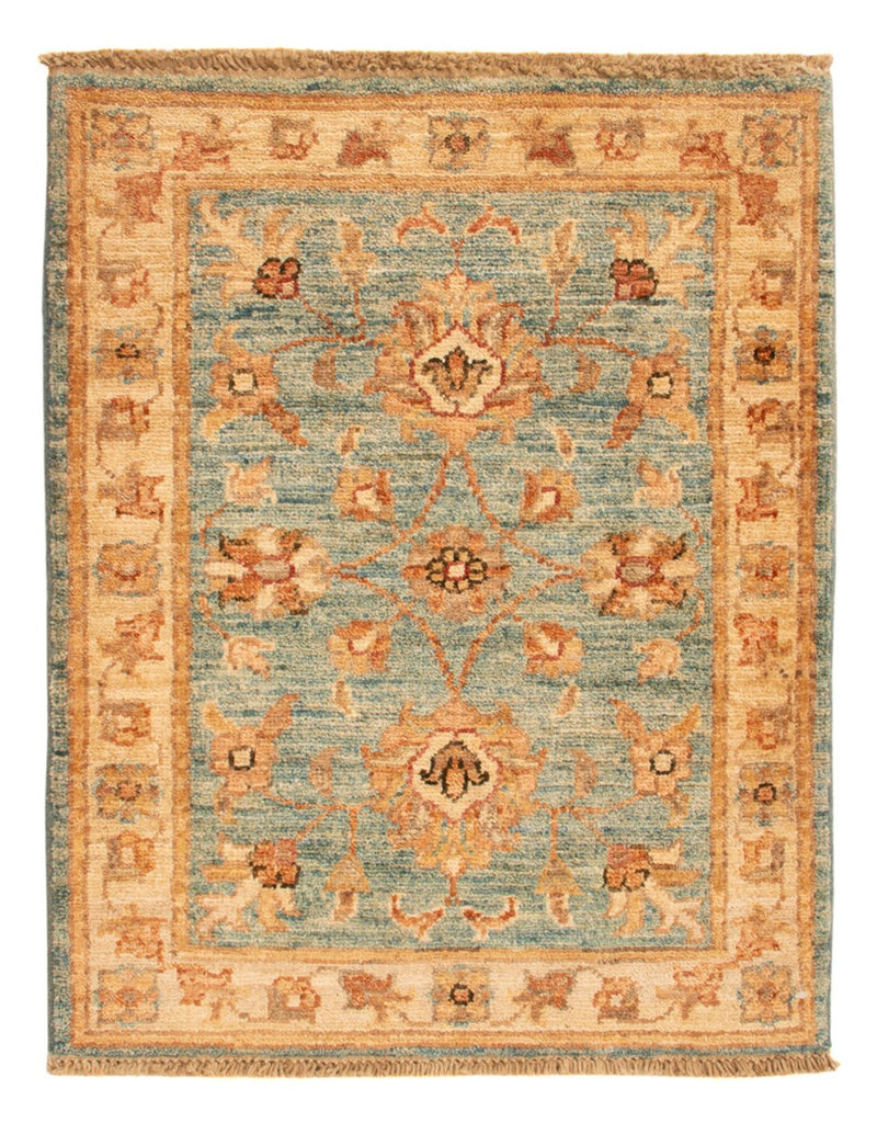 Alfombra Ziegler - 68 x 53 cm - turquesa