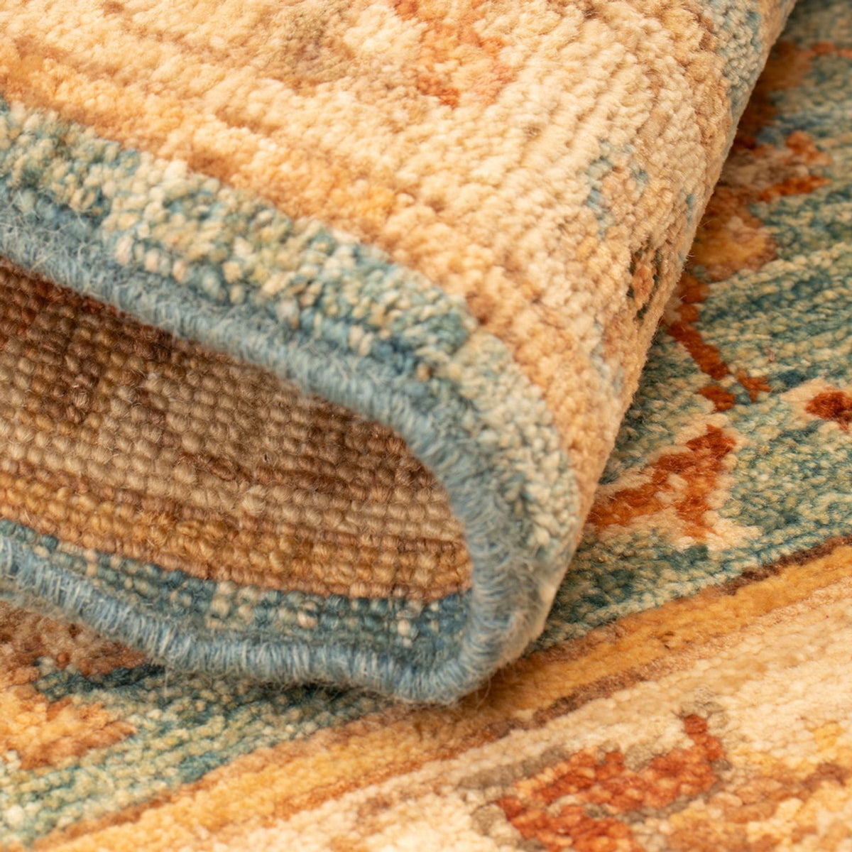 Alfombra Ziegler - 68 x 53 cm - turquesa