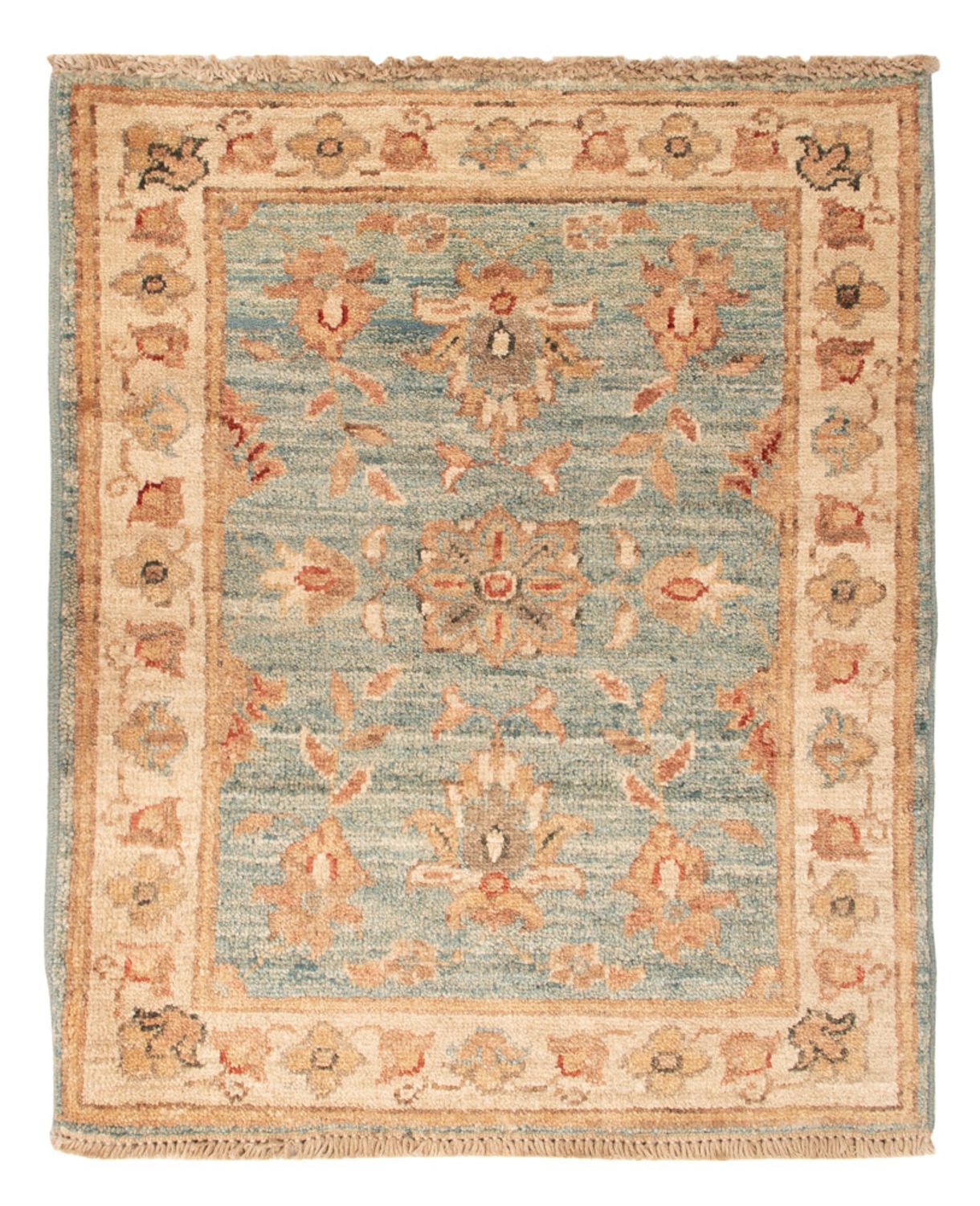 Alfombra Ziegler - 65 x 55 cm - turquesa
