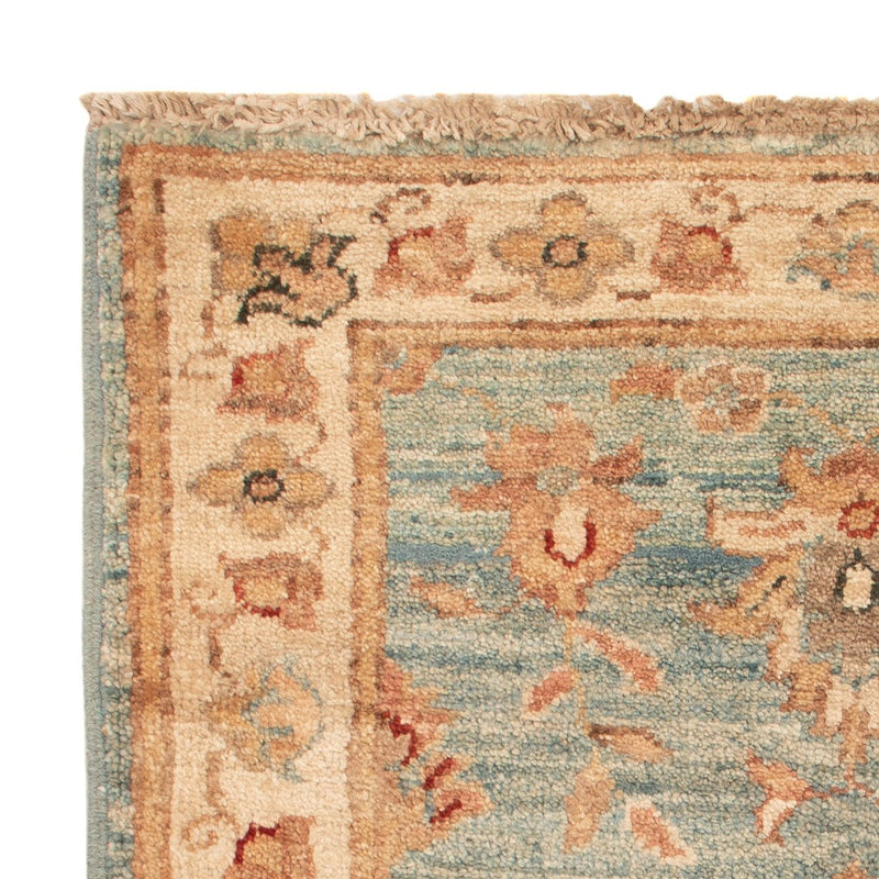 Alfombra Ziegler - 65 x 55 cm - turquesa