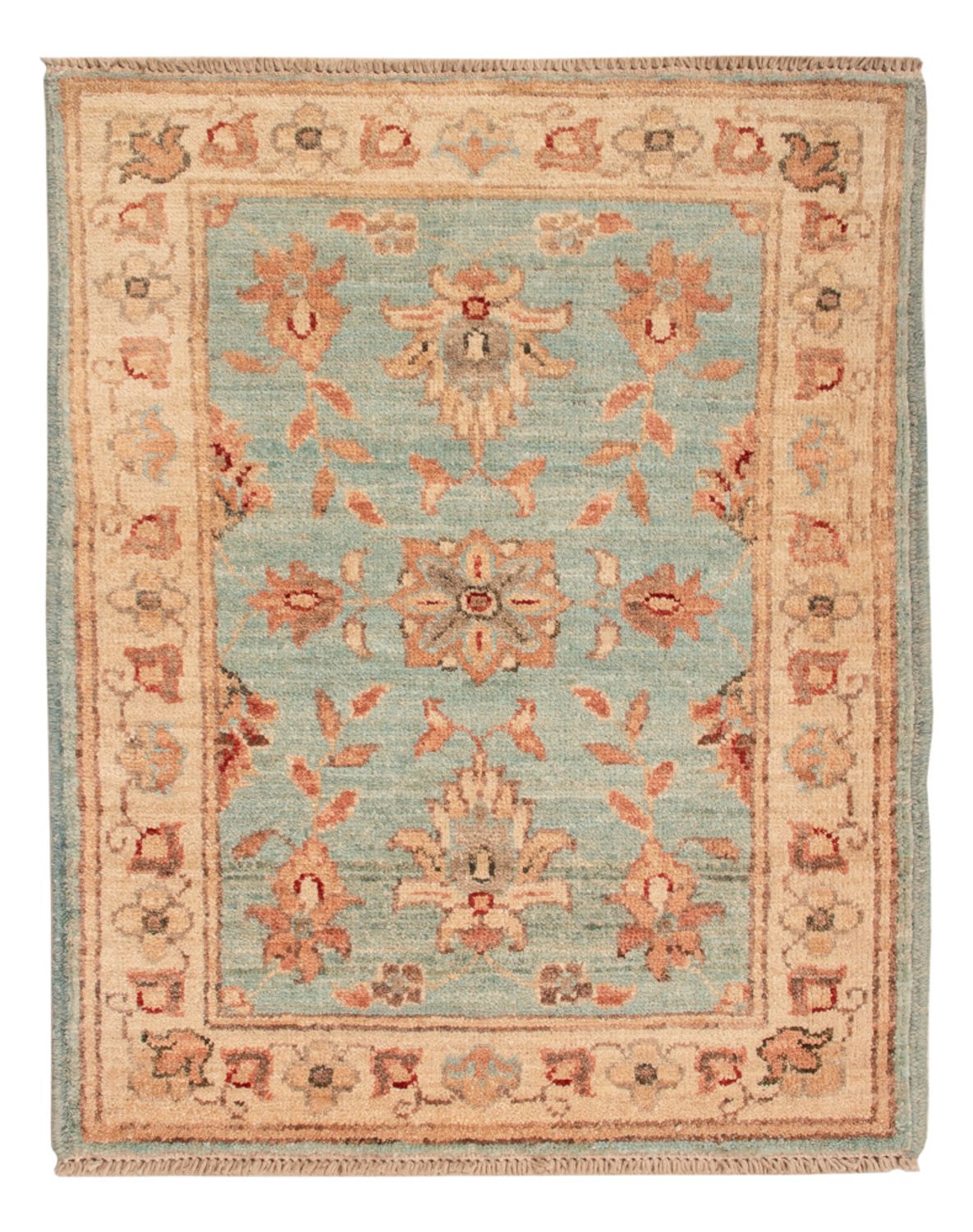 Alfombra Ziegler - 74 x 57 cm - azul claro