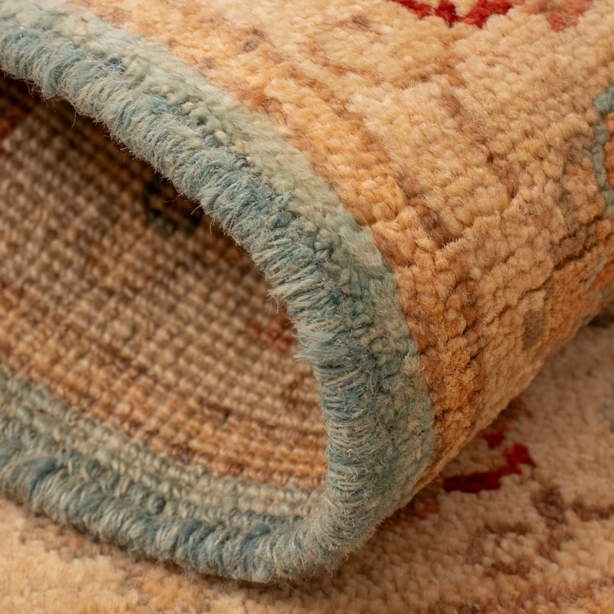 Alfombra Ziegler - 74 x 57 cm - azul claro