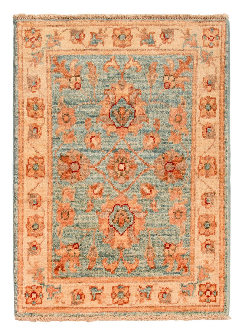 Alfombra Ziegler - 70 x 53 cm - azul claro