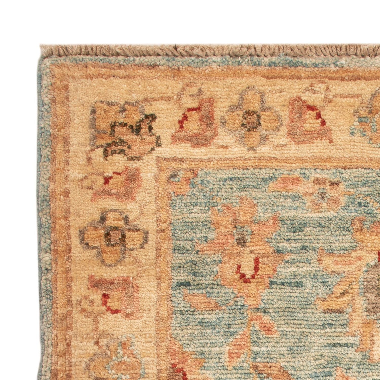 Alfombra Ziegler - 74 x 56 cm - turquesa