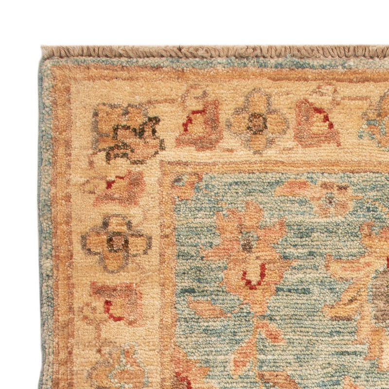 Alfombra Ziegler - 74 x 56 cm - turquesa