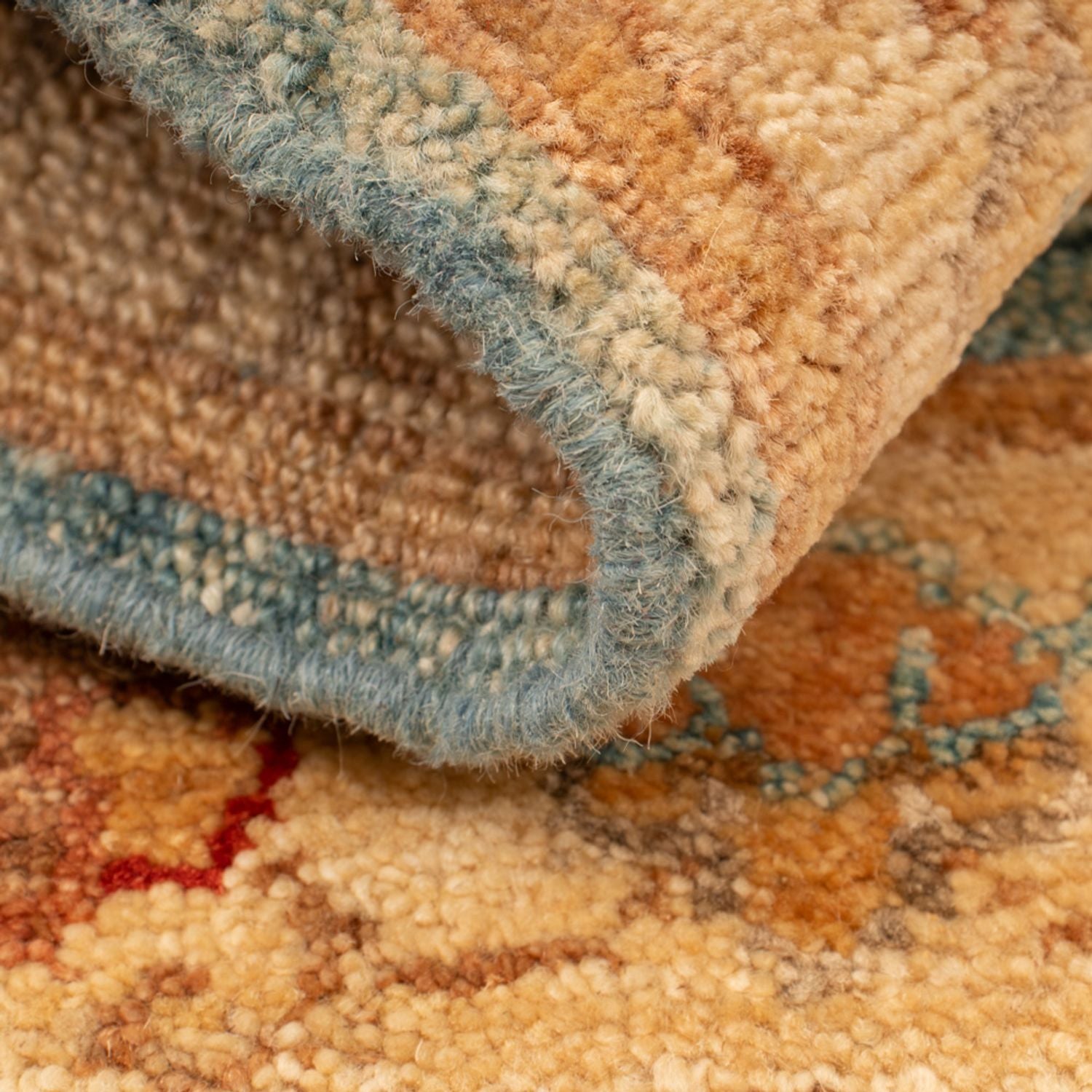 Alfombra Ziegler - 74 x 56 cm - turquesa