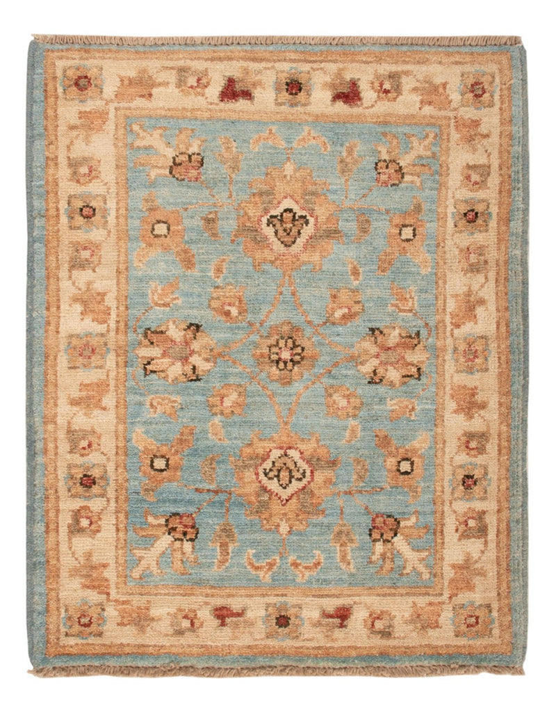 Alfombra Ziegler - 69 x 54 cm - turquesa