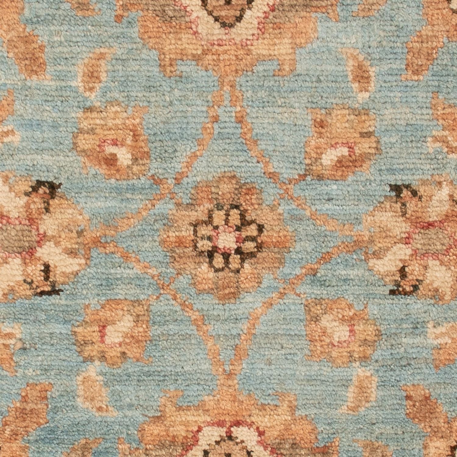 Alfombra Ziegler - 69 x 54 cm - turquesa
