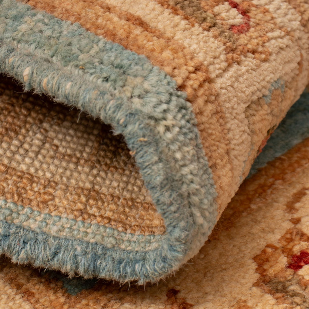 Alfombra Ziegler - 69 x 54 cm - turquesa