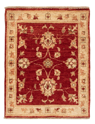 Alfombra Ziegler - 70 x 54 cm - rojo burdeos