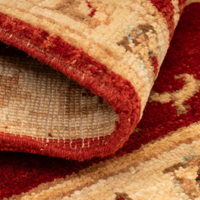 Alfombra Ziegler - 70 x 54 cm - rojo burdeos