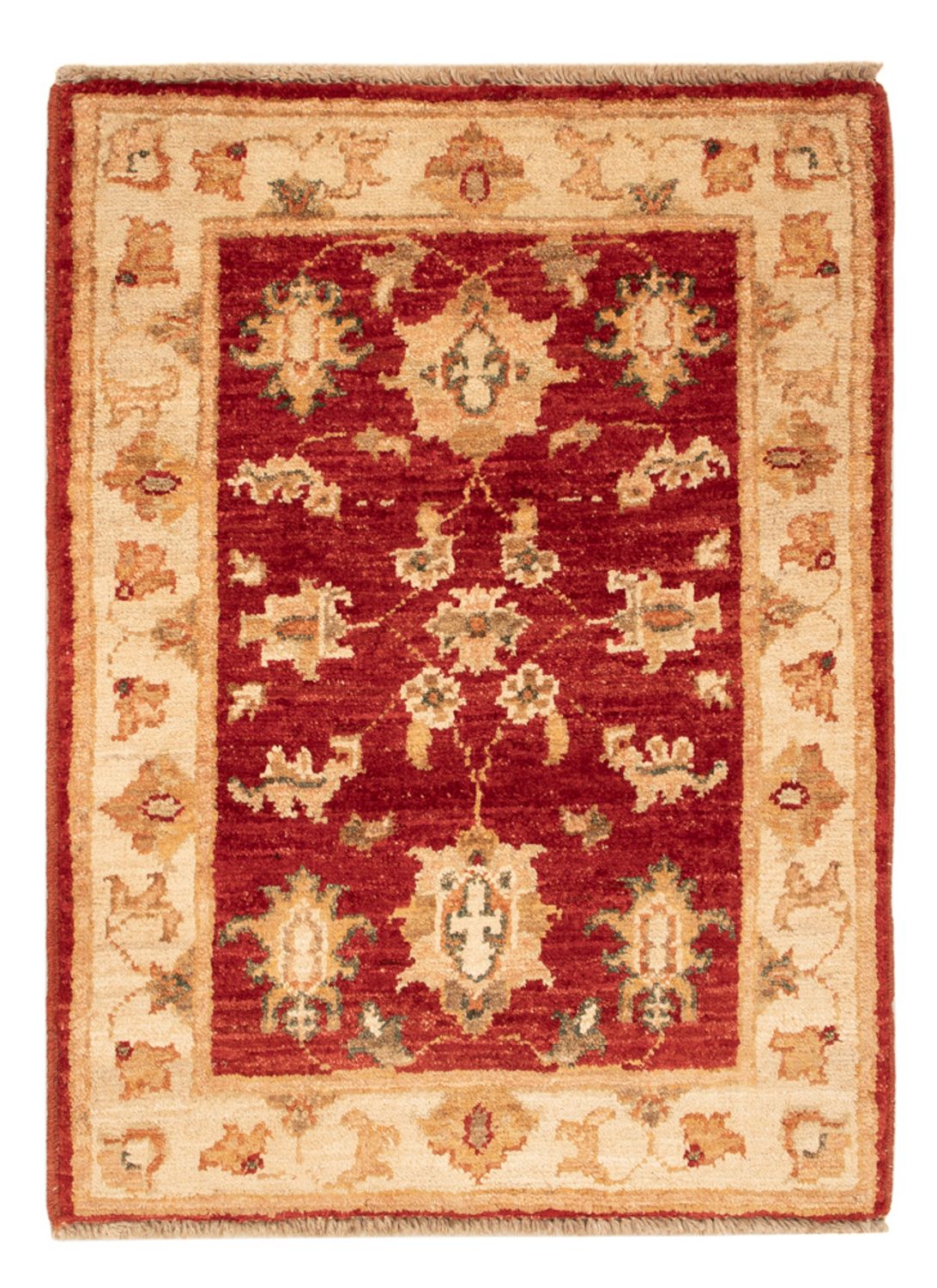 Alfombra Ziegler - 69 x 50 cm - rojo burdeos