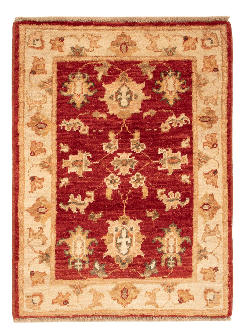 Alfombra Ziegler - 69 x 50 cm - rojo burdeos