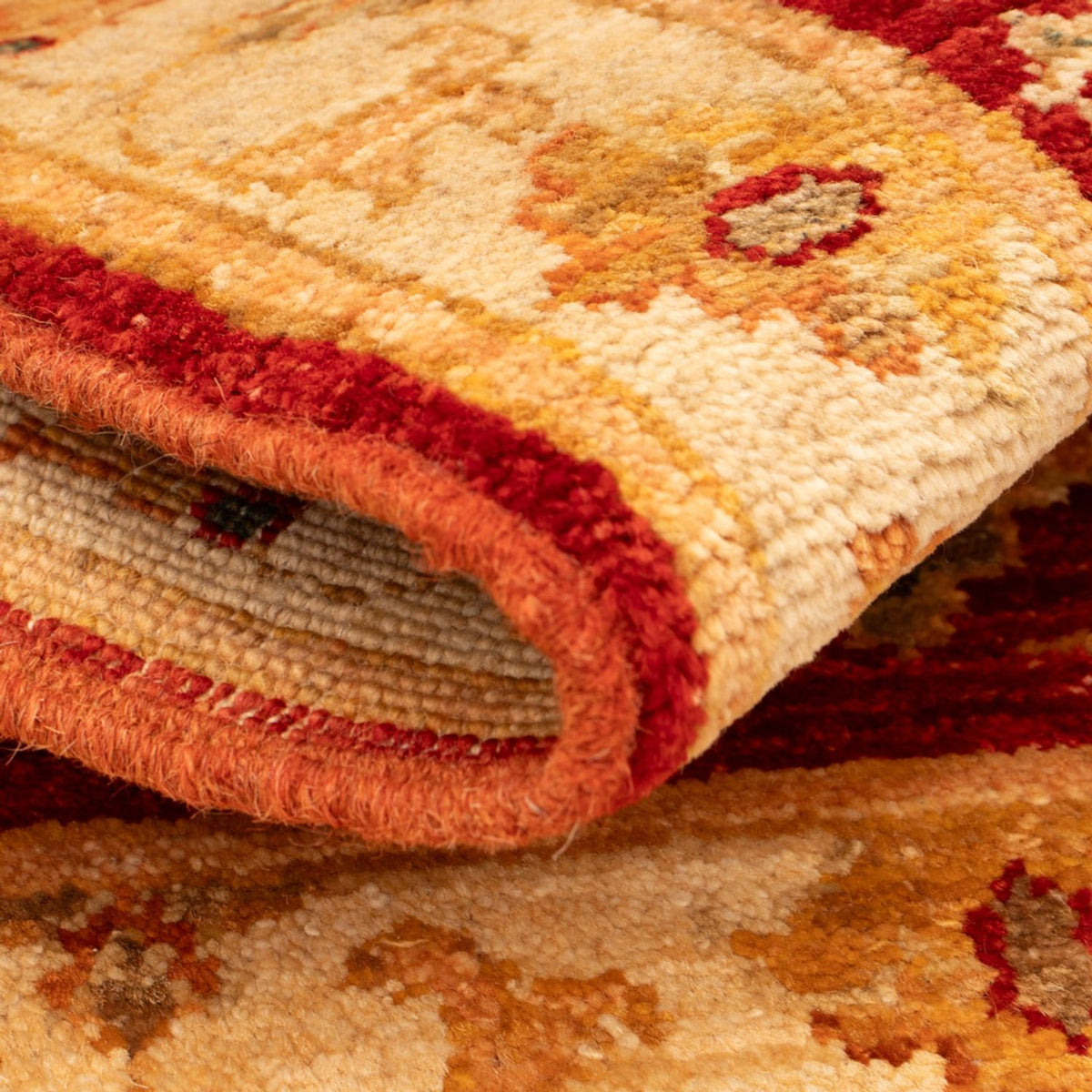 Alfombra Ziegler - 69 x 50 cm - rojo burdeos