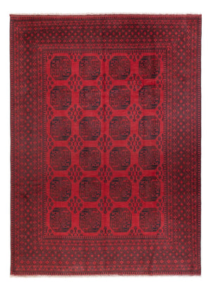 Alfombra afgana - Filpa - 346 x 246 cm - rojo