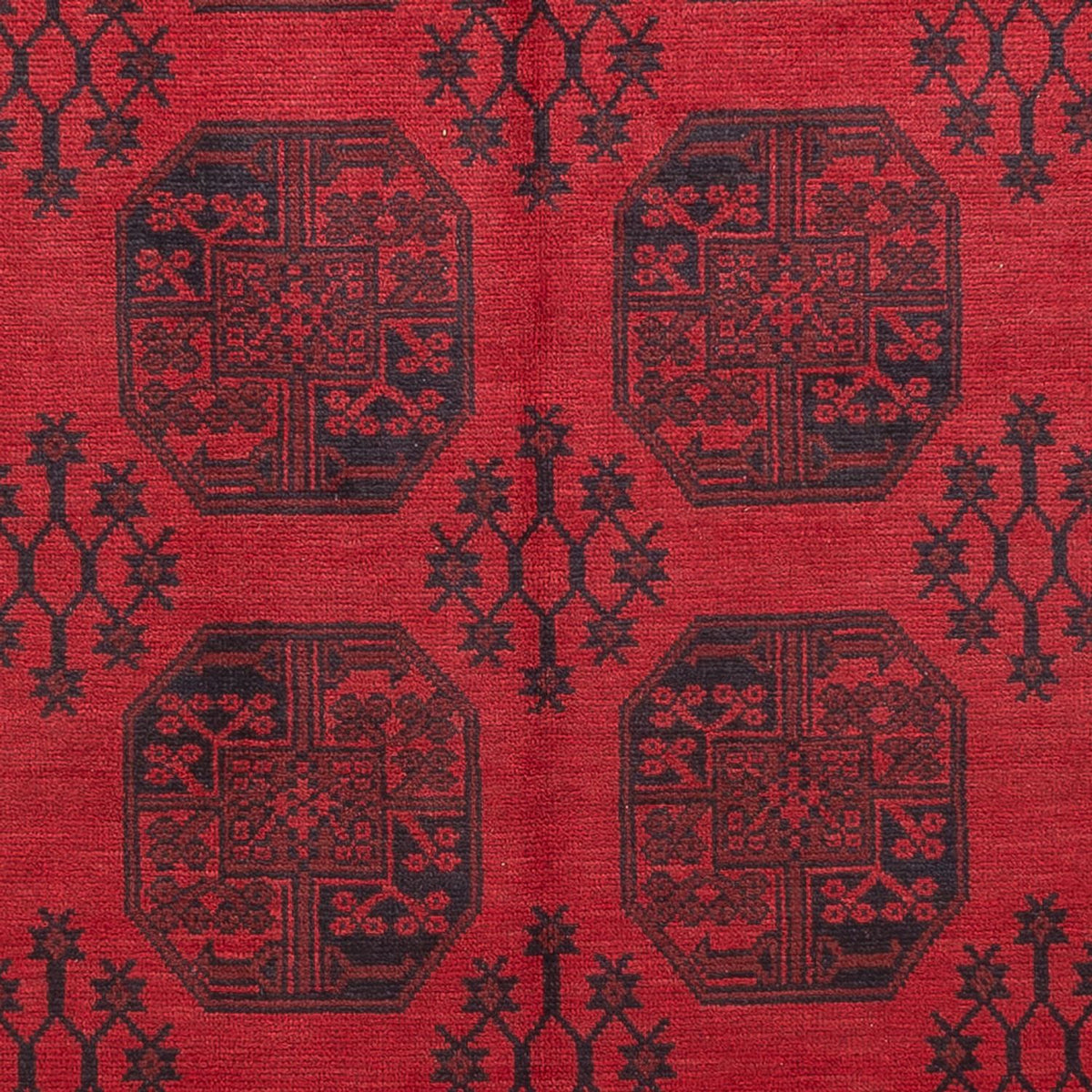 Alfombra afgana - Filpa - 346 x 246 cm - rojo