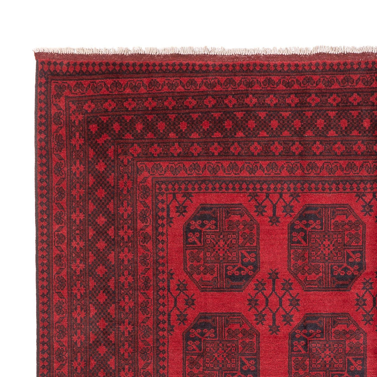 Alfombra afgana - Filpa - 346 x 246 cm - rojo