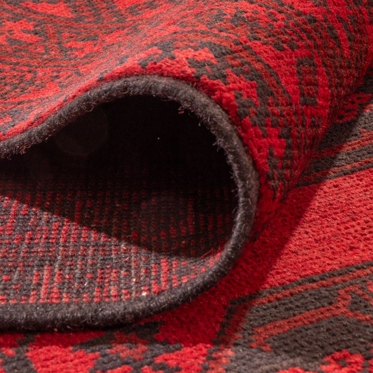 Alfombra afgana - Filpa - 346 x 246 cm - rojo