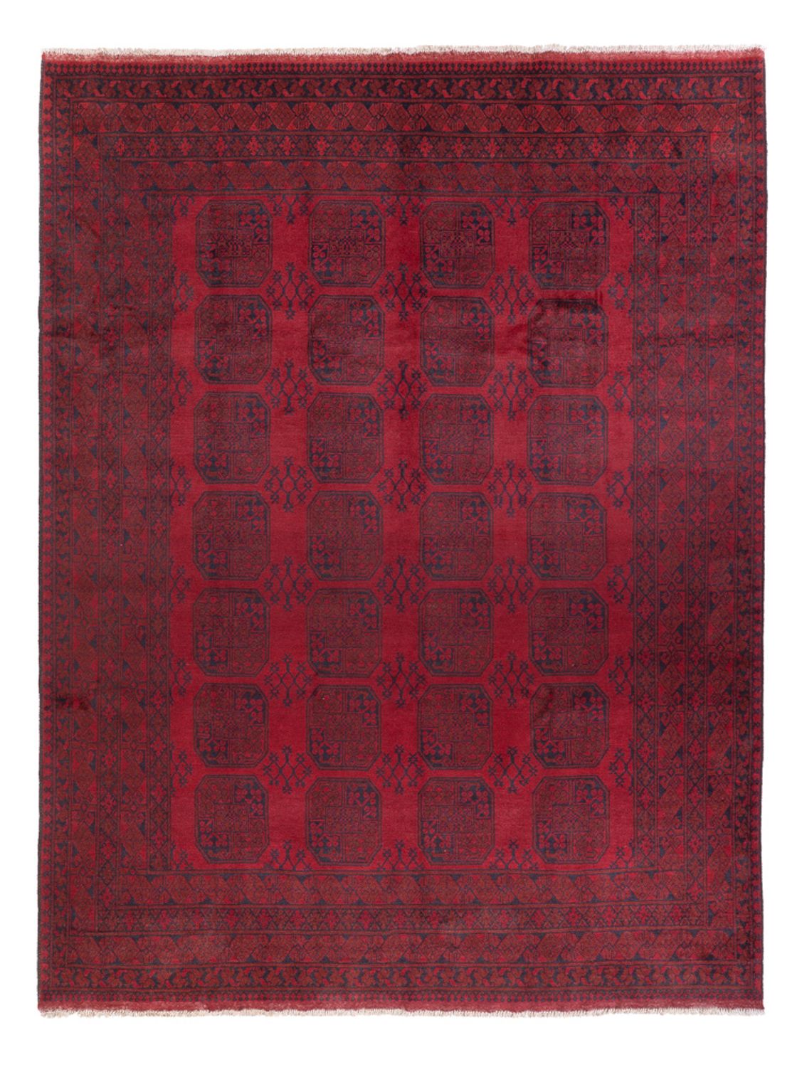 Alfombra afgana - Filpa - 343 x 252 cm - rojo