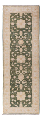 Alfombra de pasillo Alfombra Ziegler - 246 x 82 cm - verde oliva