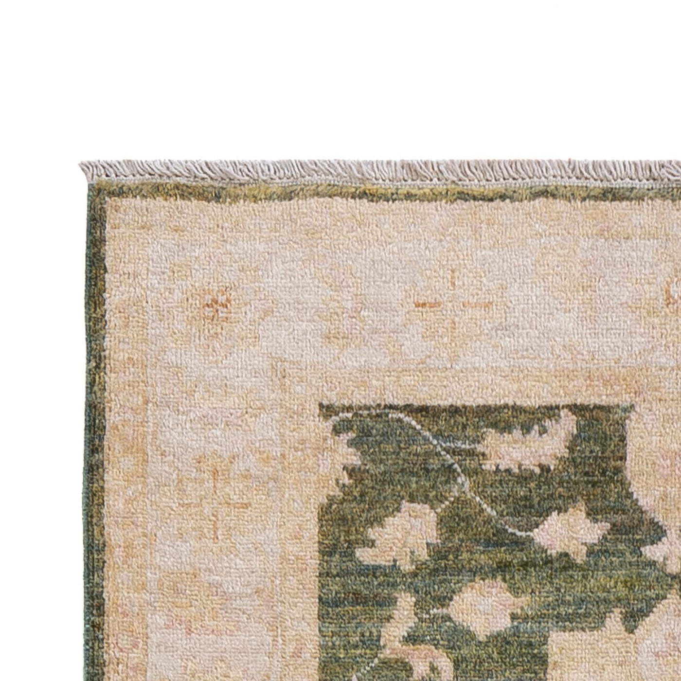 Alfombra de pasillo Alfombra Ziegler - 246 x 82 cm - verde oliva