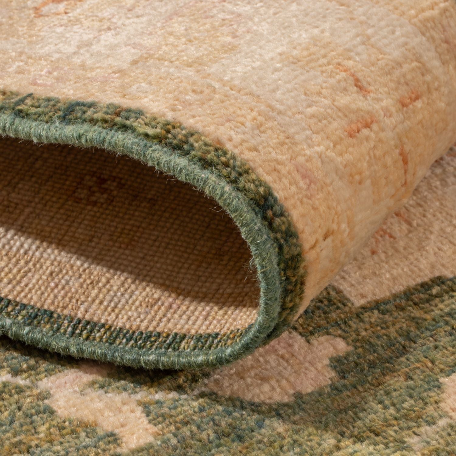 Alfombra de pasillo Alfombra Ziegler - 246 x 82 cm - verde oliva