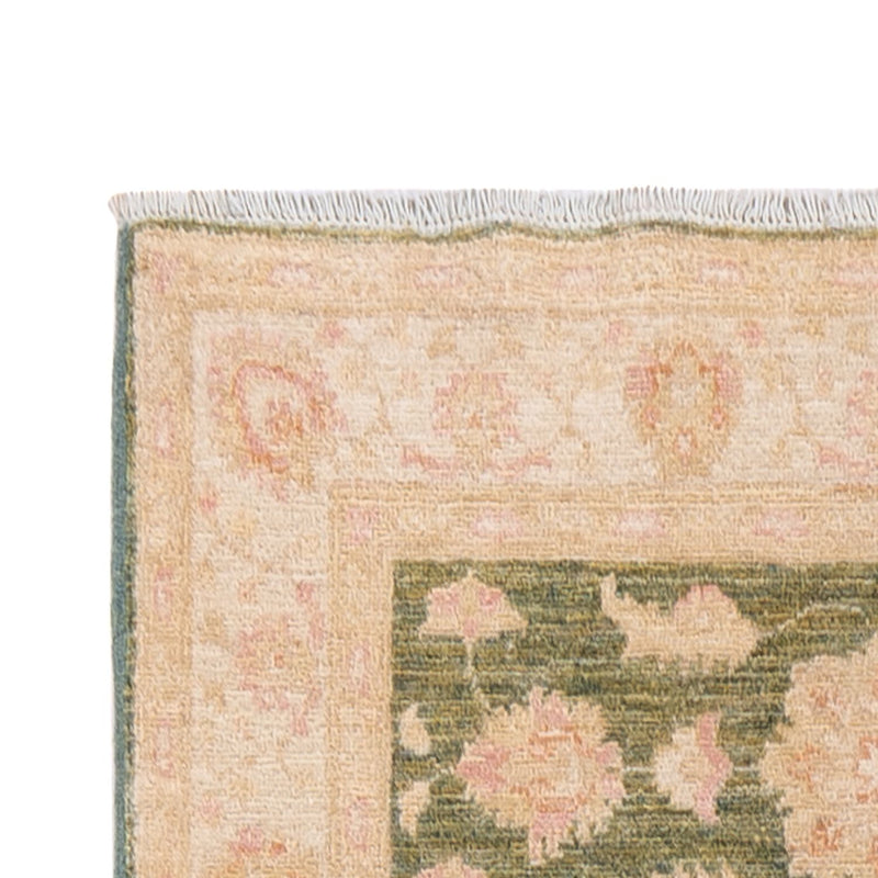 Alfombra de pasillo Alfombra Ziegler - 365 x 102 cm - verde oliva