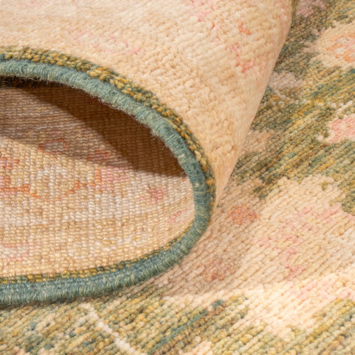 Alfombra de pasillo Alfombra Ziegler - 365 x 102 cm - verde oliva