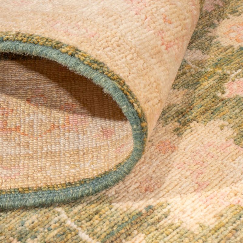 Alfombra de pasillo Alfombra Ziegler - 365 x 102 cm - verde oliva