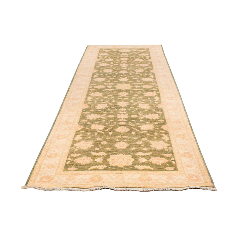Alfombra de pasillo Alfombra Ziegler - 365 x 102 cm - verde oliva