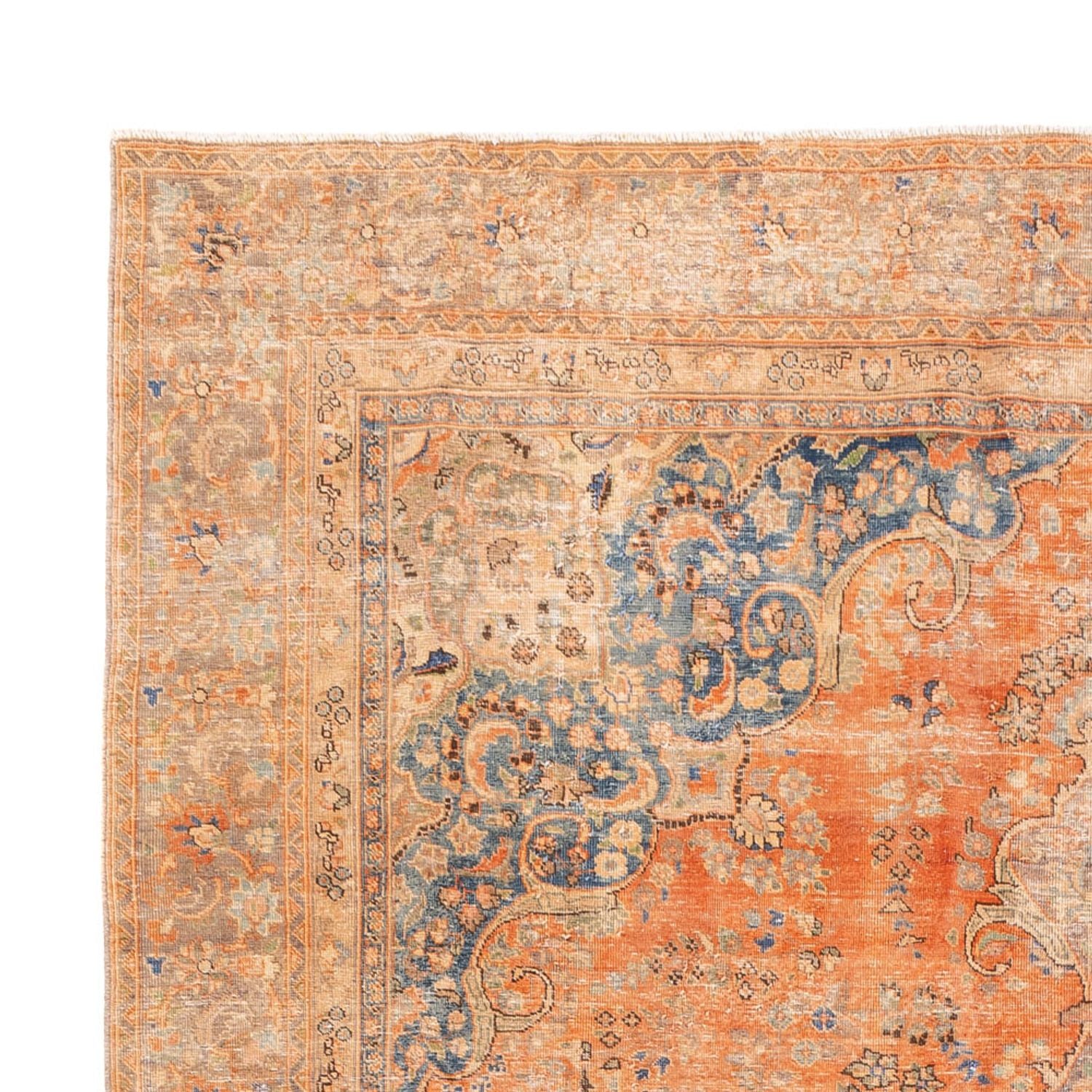 Alfombra Vintage - 362 x 259 cm - naranja