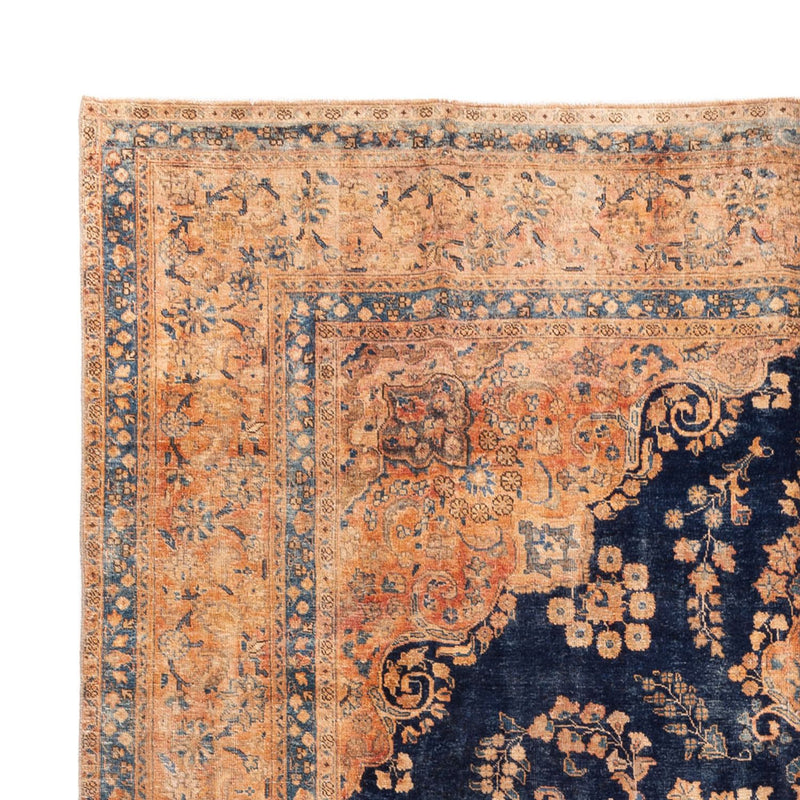 Alfombra Vintage - 387 x 286 cm - azul oscuro