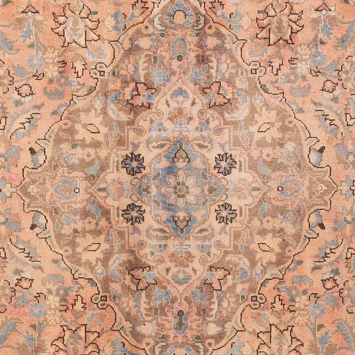 Alfombra Vintage - 362 x 263 cm - beige oscuro