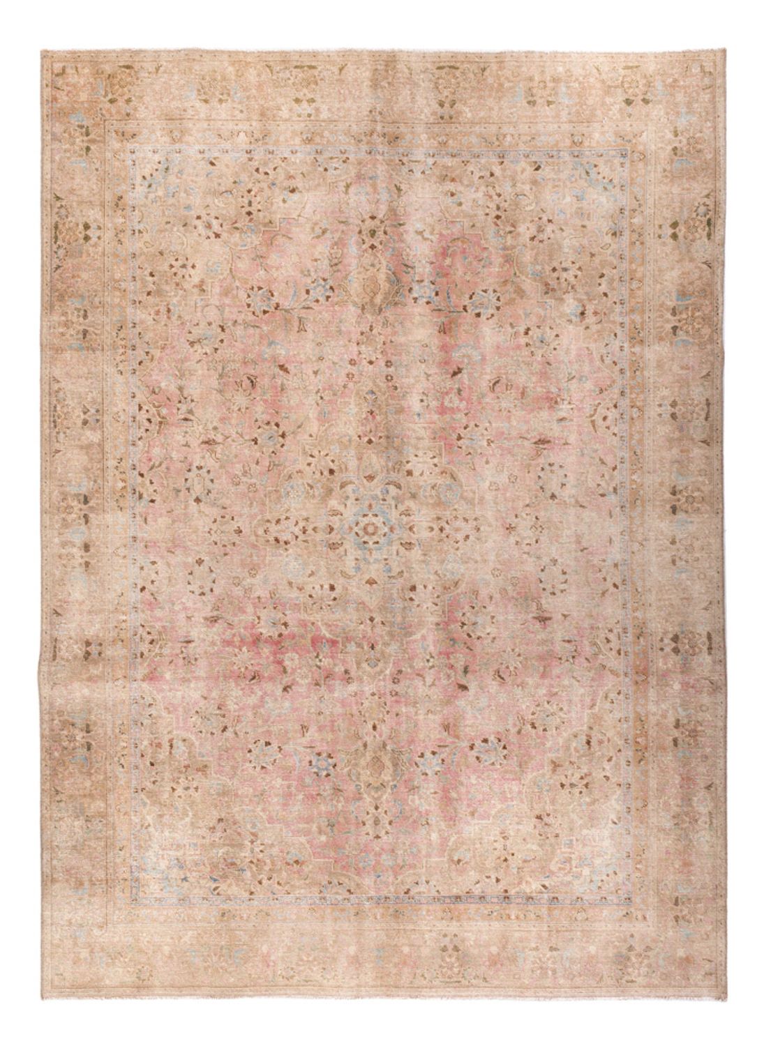 Alfombra Vintage - 363 x 267 cm - beige oscuro