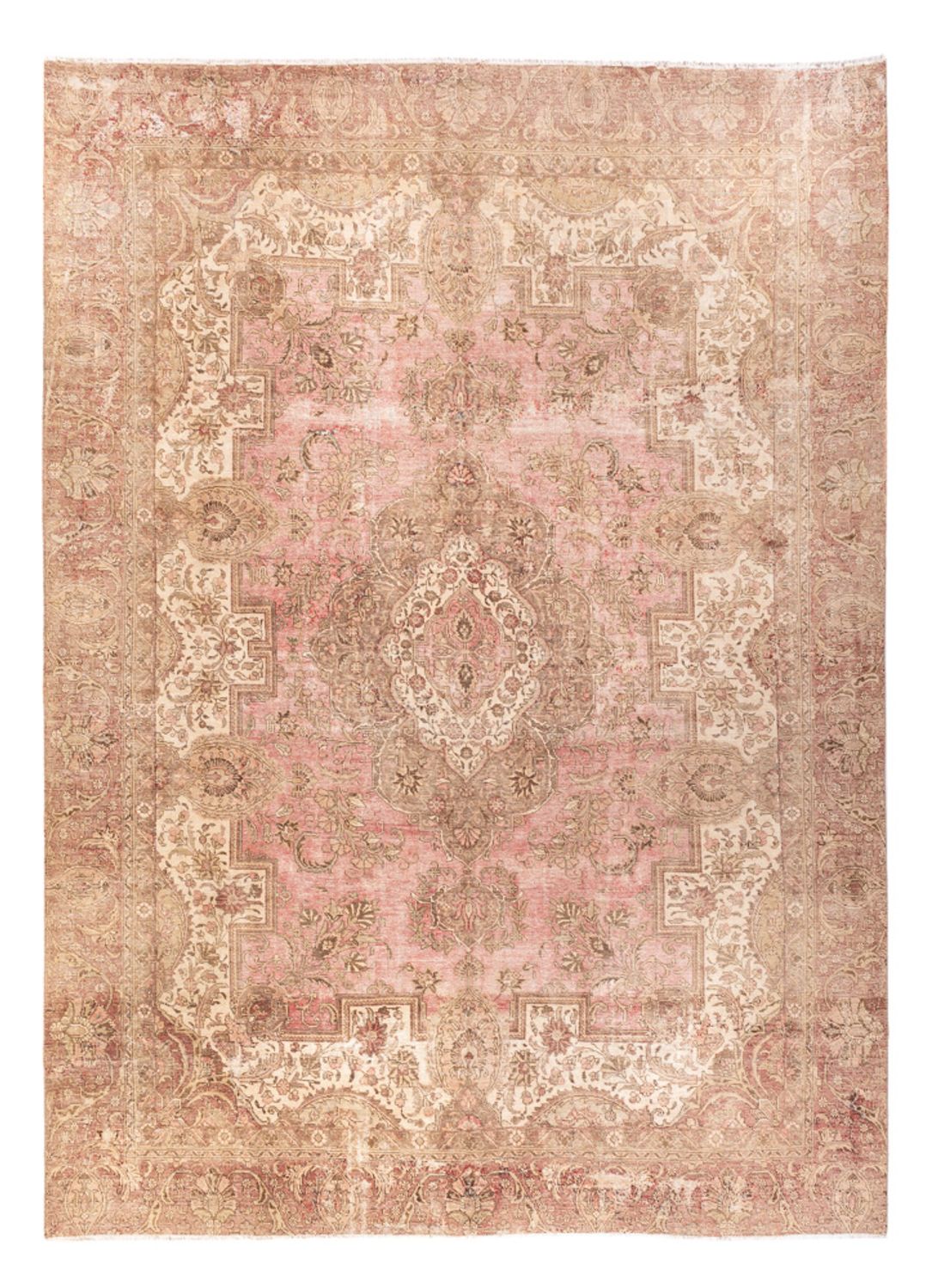 Alfombra Vintage - 419 x 300 cm - beige oscuro