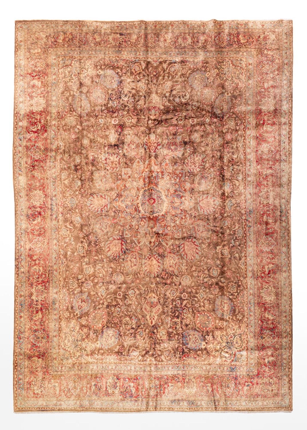 Alfombra Vintage - 412 x 300 cm - beige oscuro