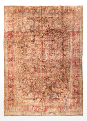 Alfombra Vintage - 412 x 300 cm - beige oscuro