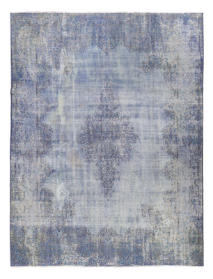 Alfombra Vintage - 355 x 266 cm - azul oscuro
