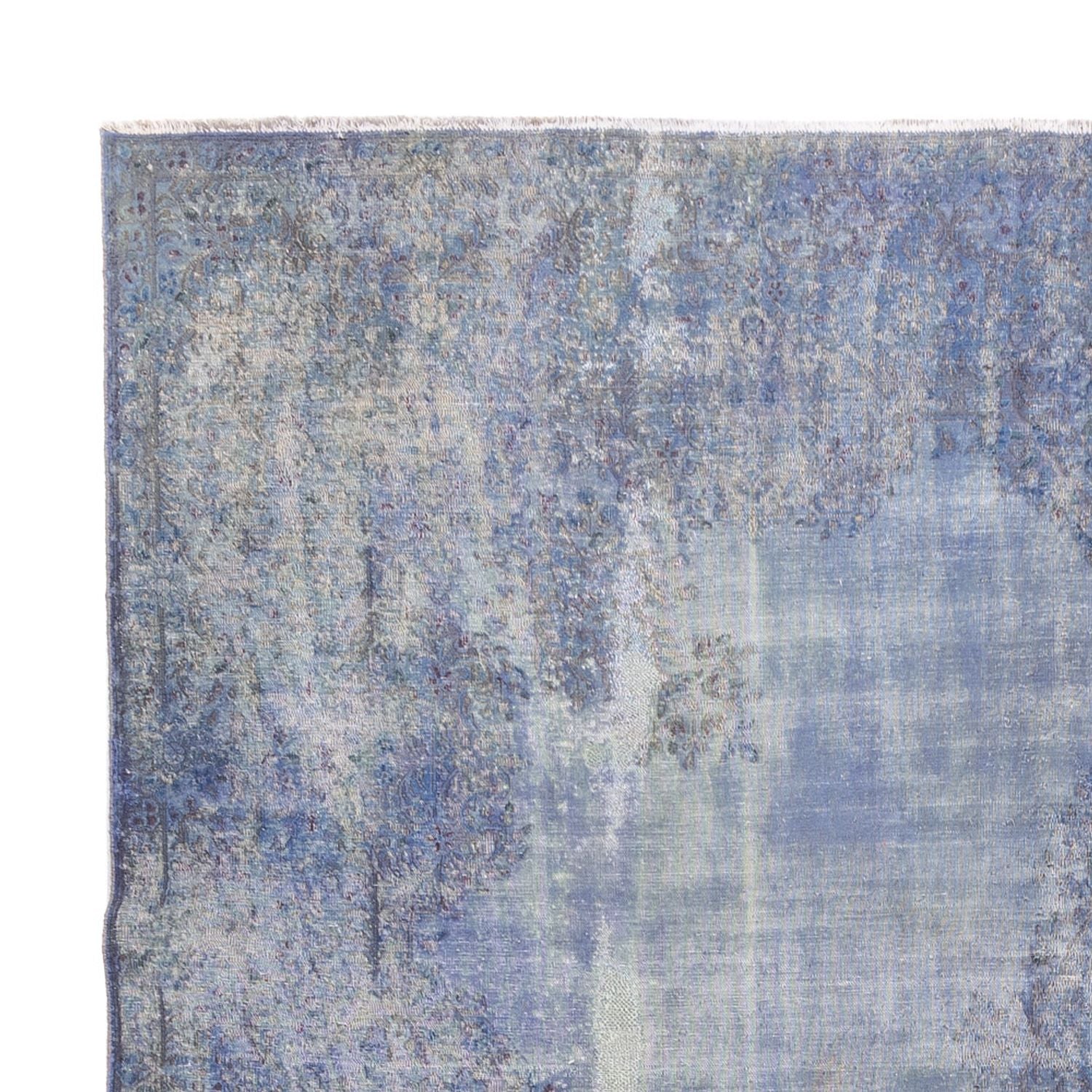 Alfombra Vintage - 355 x 266 cm - azul oscuro