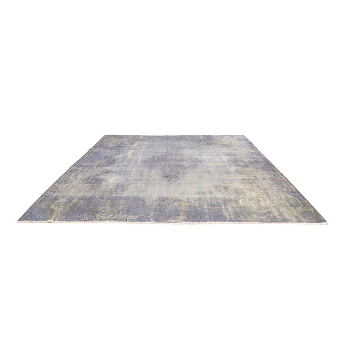Alfombra Vintage - 355 x 266 cm - azul oscuro
