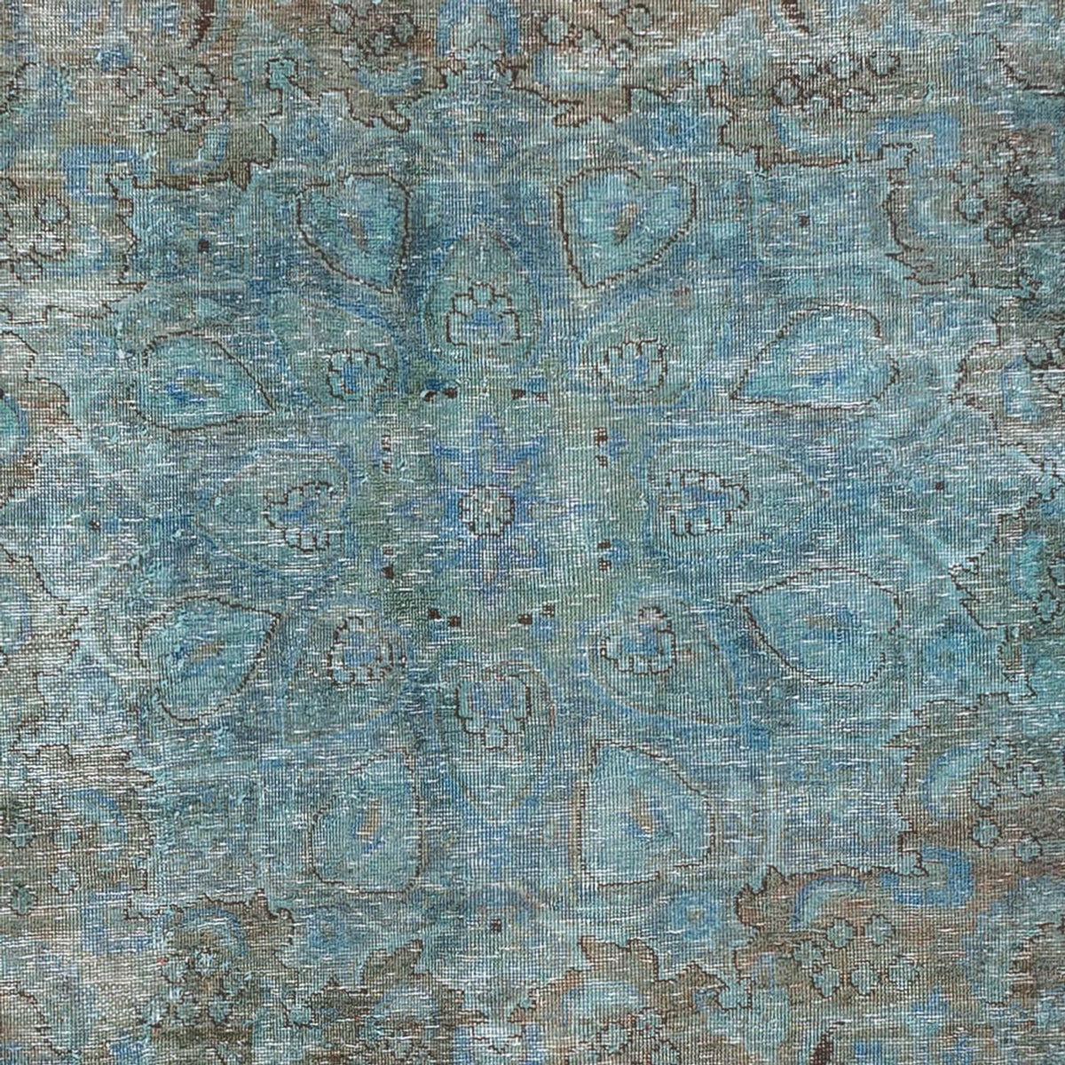 Alfombra Vintage - 375 x 285 cm - azul oscuro